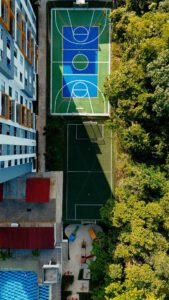 Canchas deportivas del conjunto residencial Torres de Baruc en Florencia Caquetá