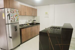 Cocina integral moderna en casa en venta en Florencia Villas de San Pablo