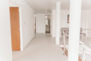 Distribución de pasillos del segundo piso en inmueble en venta en Florencia